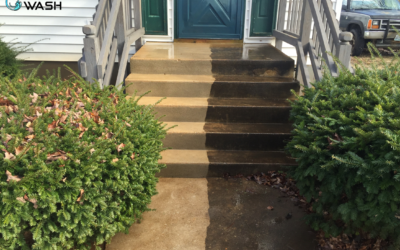 Look at the Difference Pressure Washing Can Make on These Steps: ProWash and Pressure Washing in Festus, MO